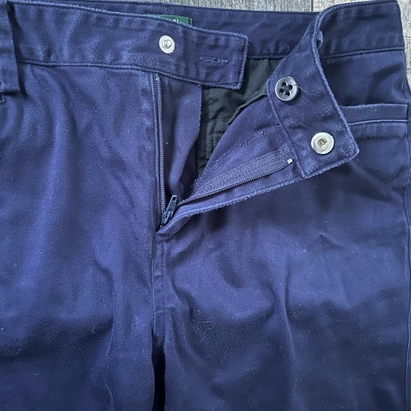 Lauren Ralph Lauren Petite Navy Cropped Pants/Capris 6P - Picture 8 of 13